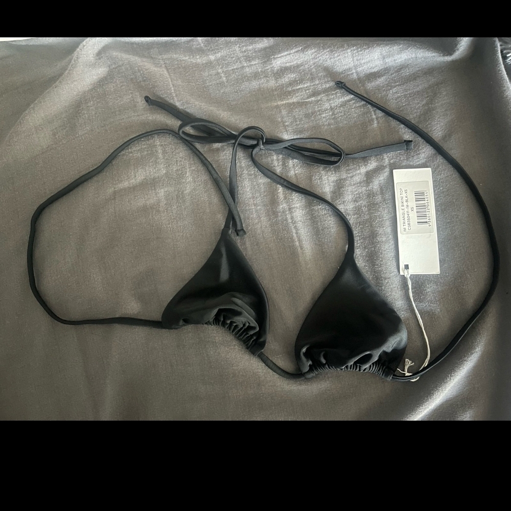 CSB Black Triangle Bikini Top and Cheeky Thong Set - Picture 4 of 8